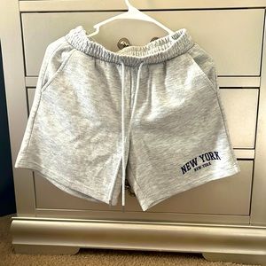 New York grey shorts